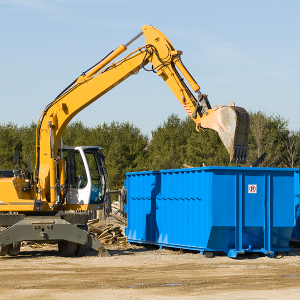 what happens if the residential dumpster is damaged or stolen during rental in Schenley Pennsylvania